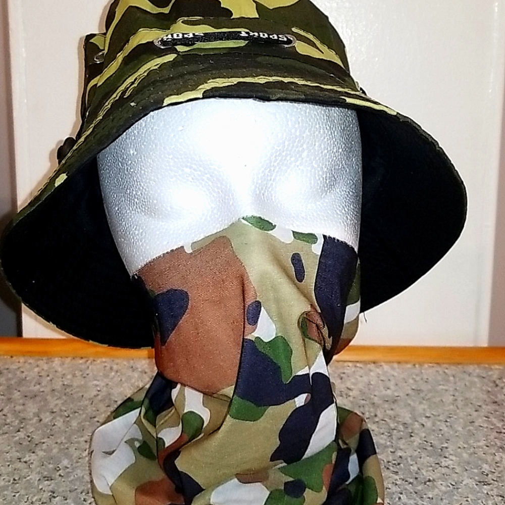 Geyoga Camouflage Bucket Hat